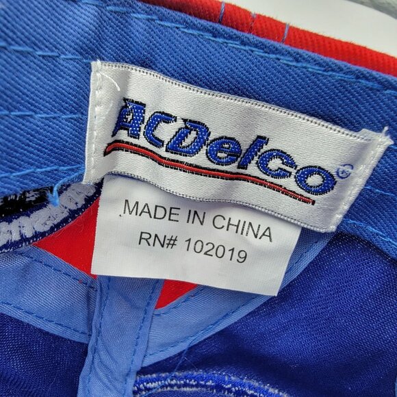 AC Delco Blue Hat NASCAR StrapBack Vintage 6th Annual Las Vegas Nationals Signed - Picture 7 of 7